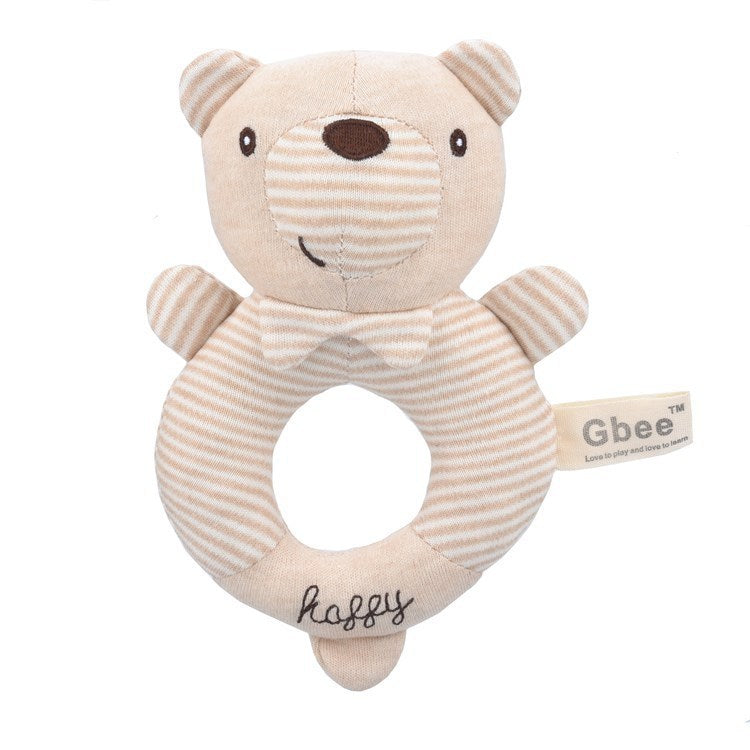 Baby Rattle Plush Early Education Animal Toy Playmate