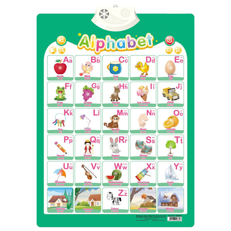 Children's Audio Wall Chart Stationery Displays