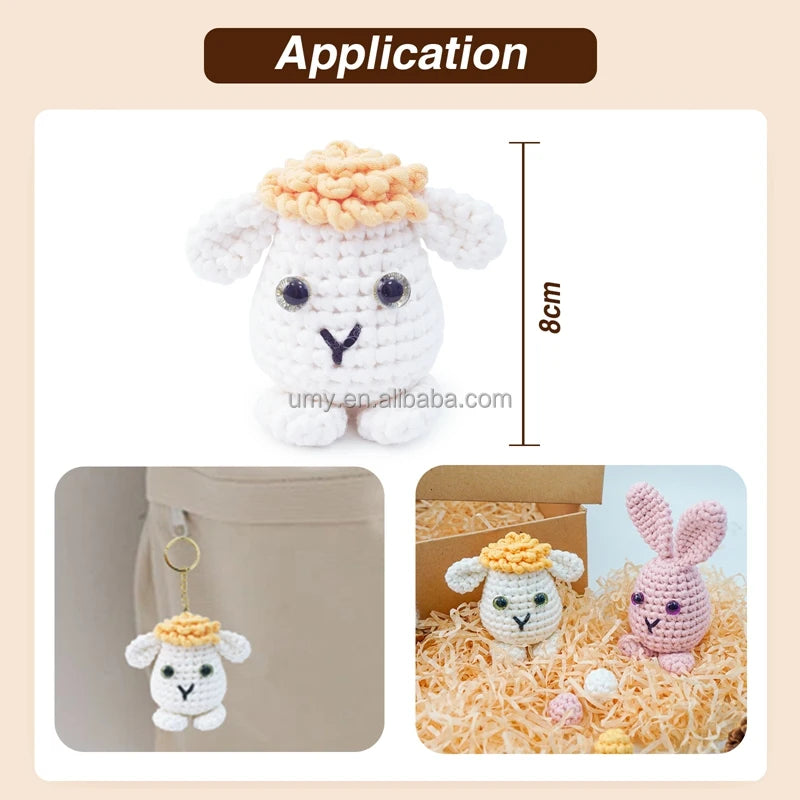 Crochet Starter Craft Kit Threads for Kids