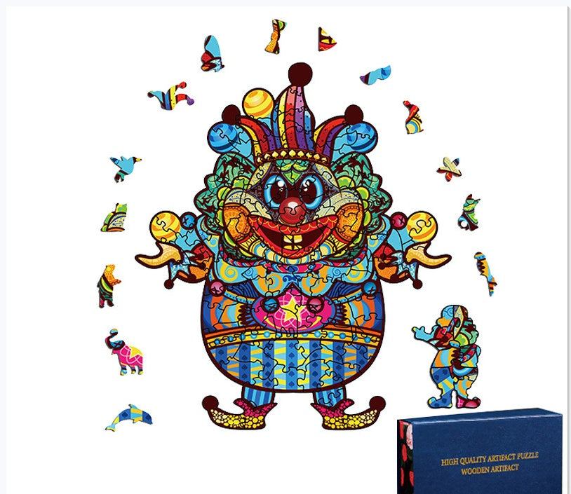 Educational Halloween Christmas Owl Alien Wooden Jigsaw Puzzle