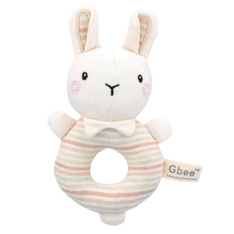 Baby Rattle Plush Early Education Animal Toy Playmate