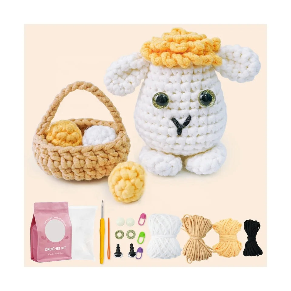 Crochet Starter Craft Kit Threads for Kids