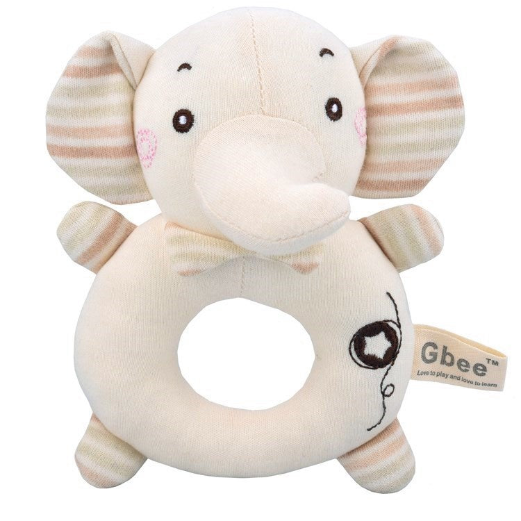 Baby Rattle Plush Early Education Animal Toy Playmate