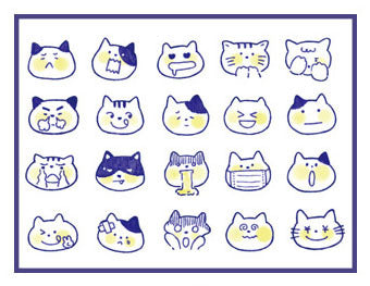 Cute Handbook Stickers Photo Album Diary Decoration Stationery