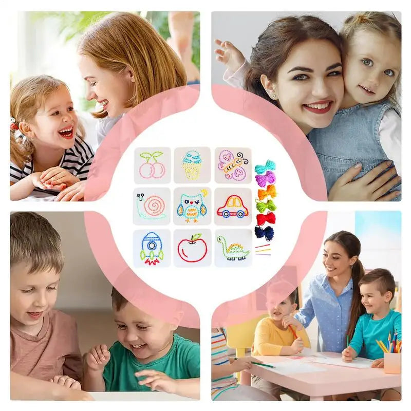 Kids Sewing Set Craft Threads