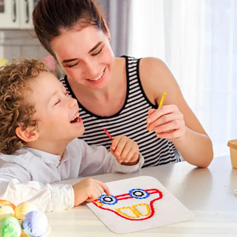 Kids Sewing Set Craft Threads