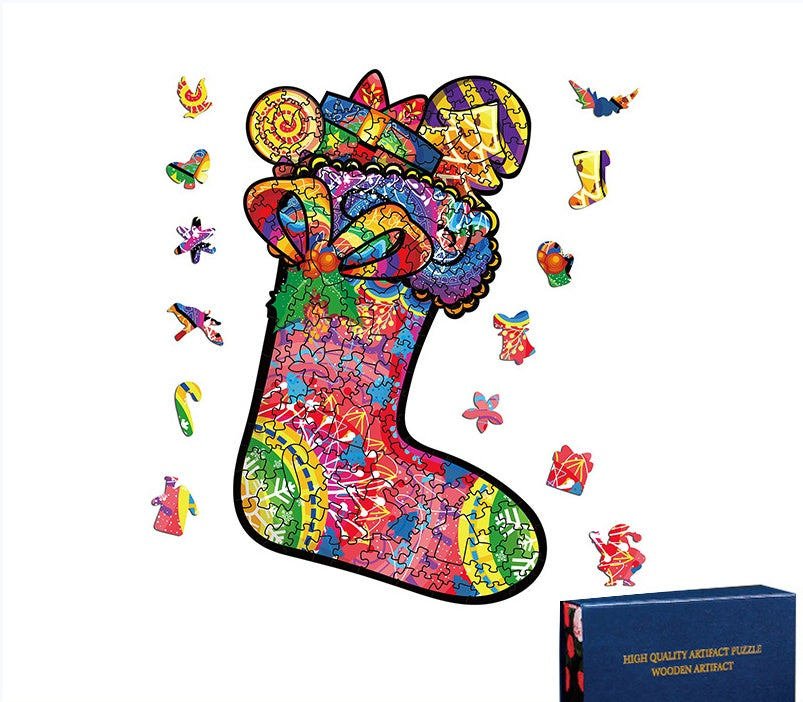 Educational Halloween Christmas Owl Alien Wooden Jigsaw Puzzle