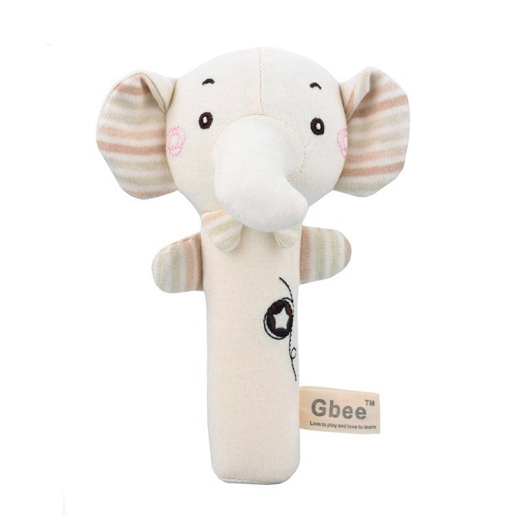 Baby Rattle Plush Early Education Animal Toy Playmate