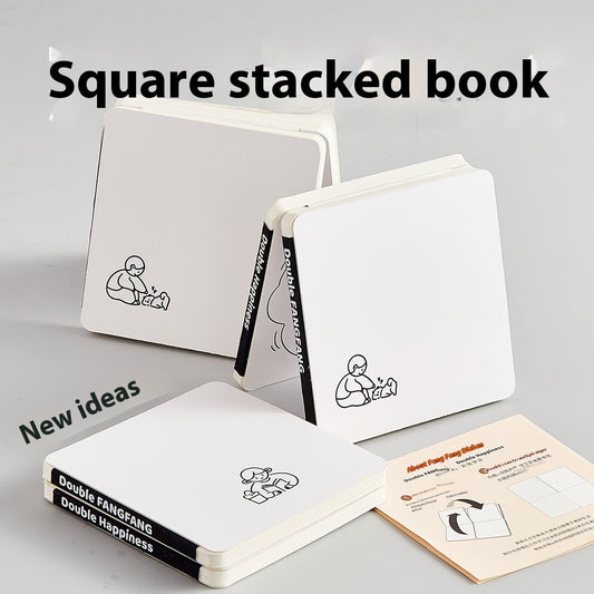 Simple Journal Book Style Stacked Book Stationery Pages