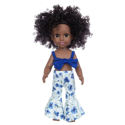 Afro Doll Black Vinyl Beautiful Playmates