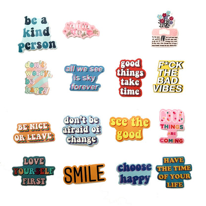 40 Inspirational English Graffiti Stickers Stationery Decor