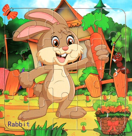 Educational Wooden jigsaw puzzle toy