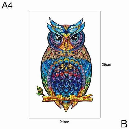 Educational Puzzle Fox Wooden Jigsaw