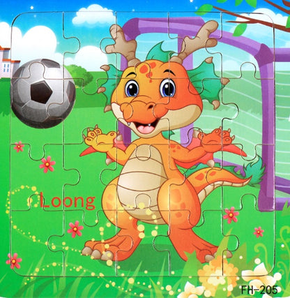 Educational Wooden jigsaw puzzle toy