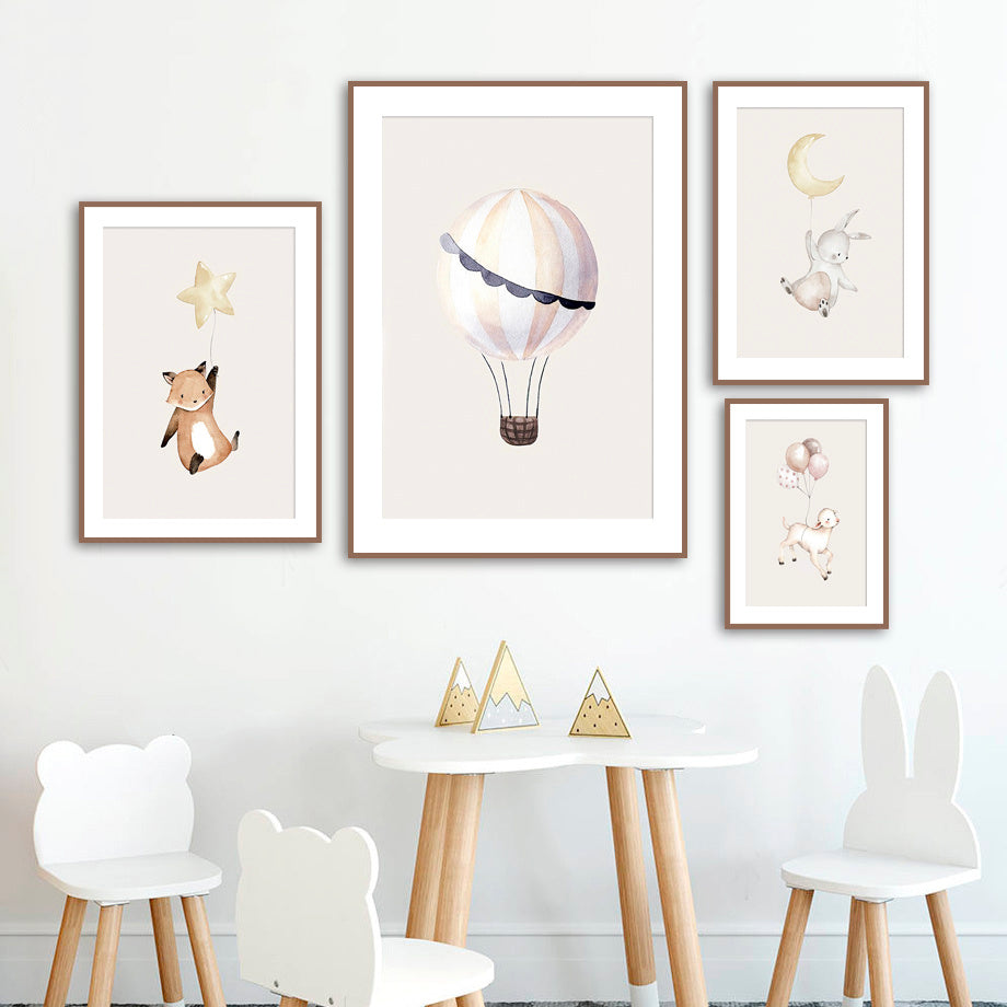Art Painting Nordic Posters And Printed Animals Stationery Displays