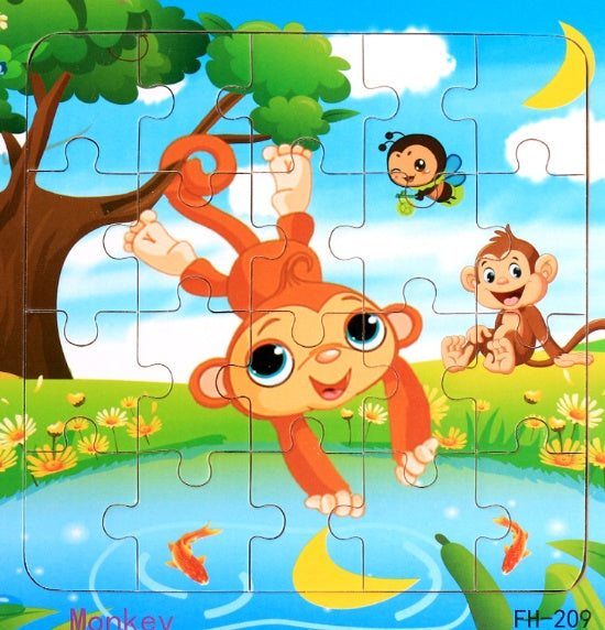 Educational Wooden jigsaw puzzle toy