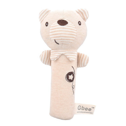 Baby Rattle Plush Early Education Animal Toy Playmate
