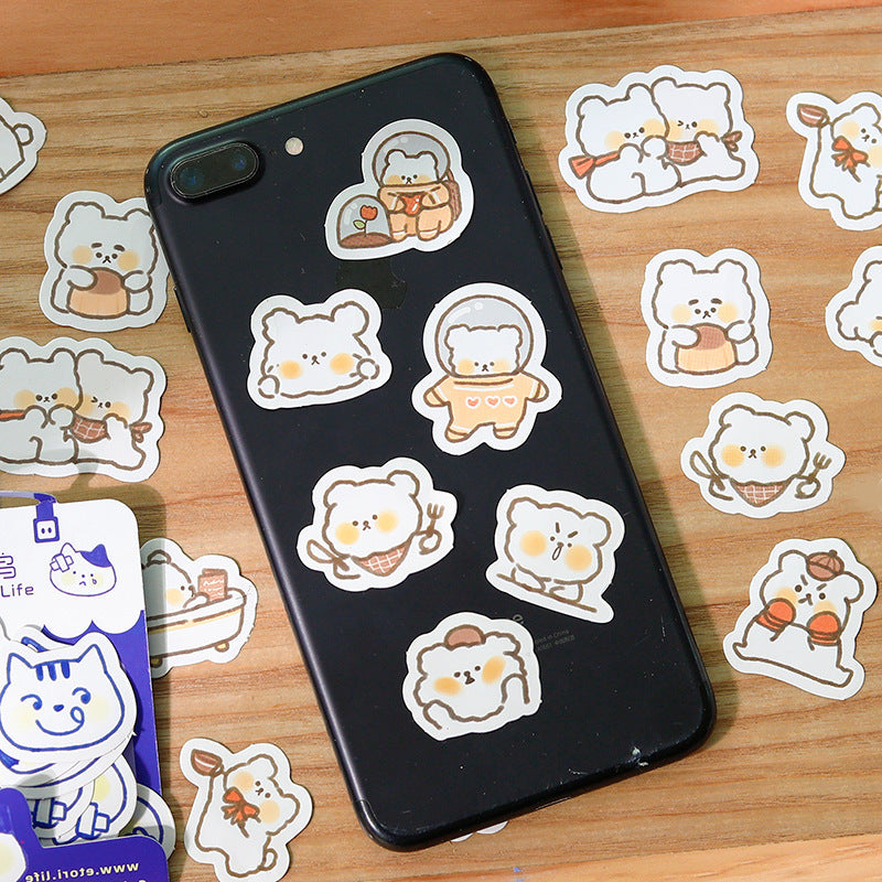 Cute Handbook Stickers Photo Album Diary Decoration Stationery