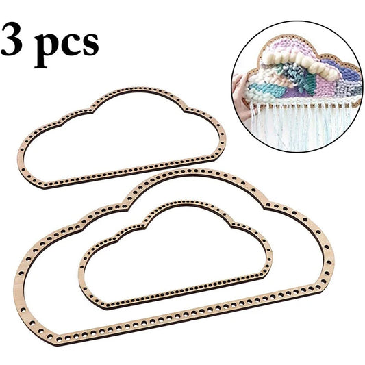 3Pcs/Set Wooden Knitting Loom Craft Magic Threads