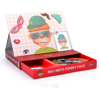 Educational cartoon paper jigsaw puzzle
