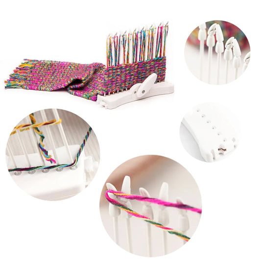 Weaving Loom Scarf Knitting Machine Crafty Threads