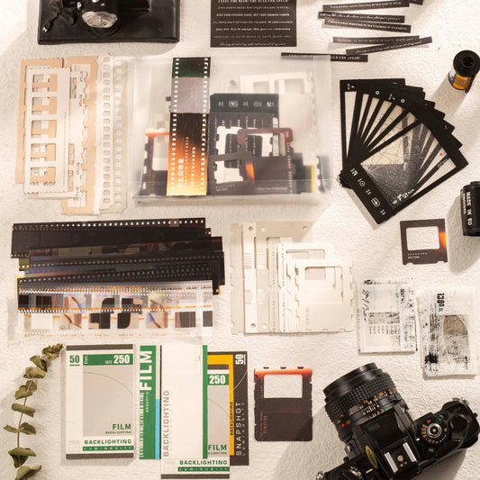 Movie Theme Journal Stationery Pages Collage Message