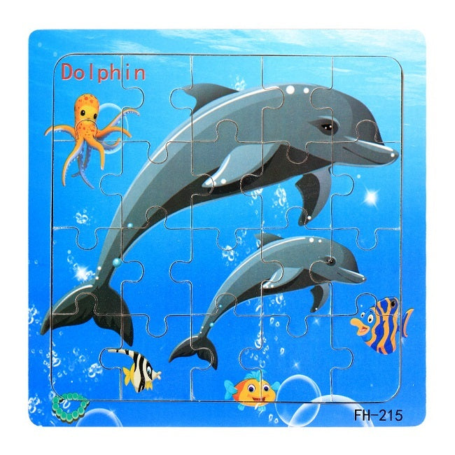 Educational Wooden jigsaw puzzle toy