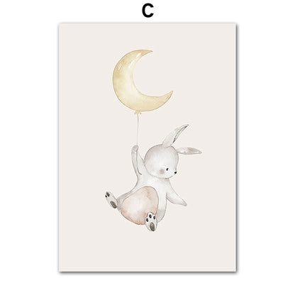 Art Painting Nordic Posters And Printed Animals Stationery Displays
