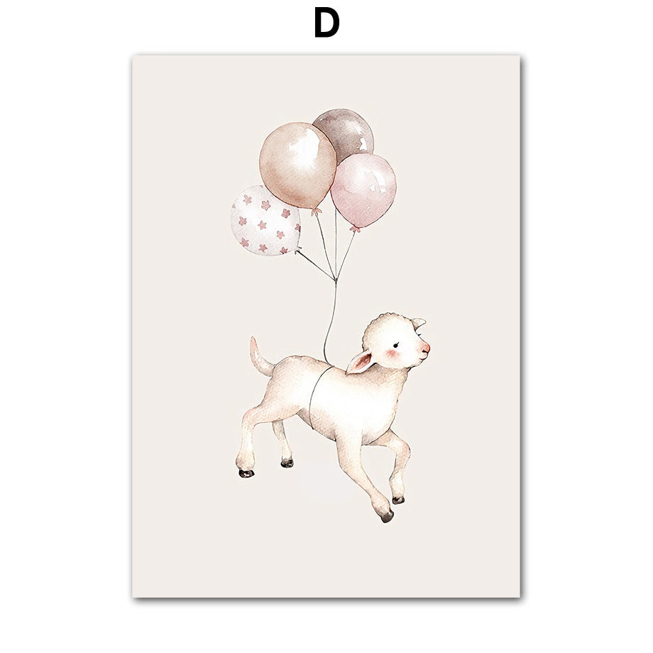 Art Painting Nordic Posters And Printed Animals Stationery Displays