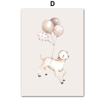 Art Painting Nordic Posters And Printed Animals Stationery Displays