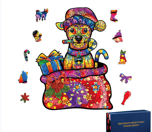 Educational Halloween Christmas Owl Alien Wooden Jigsaw Puzzle
