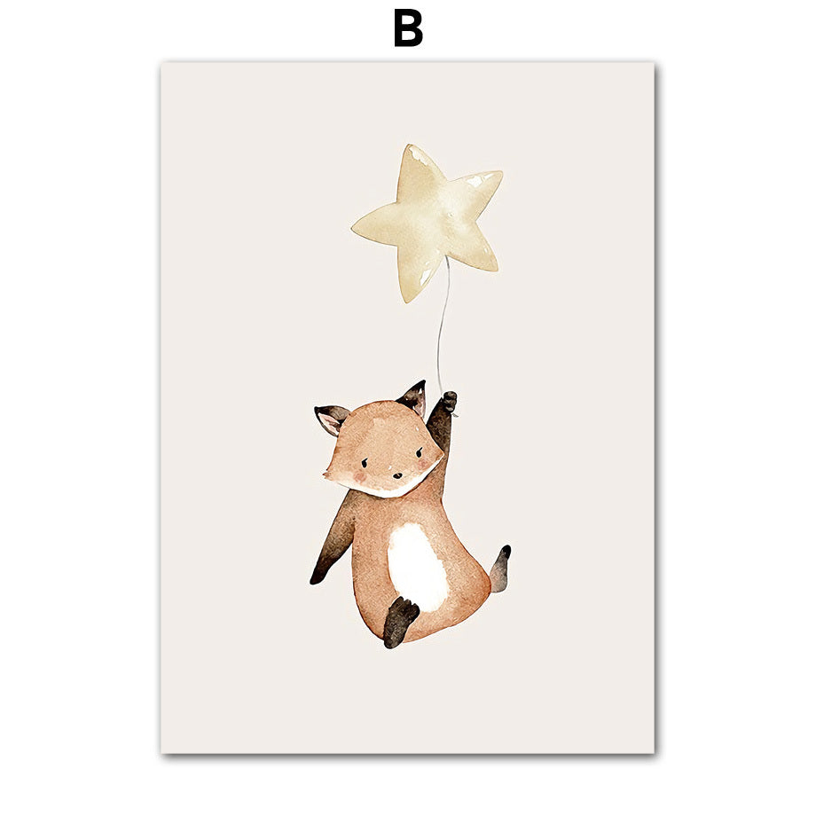 Art Painting Nordic Posters And Printed Animals Stationery Displays