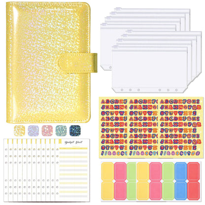 Creative Journal A6 Clip Notebook Journal Book Stationery Pages