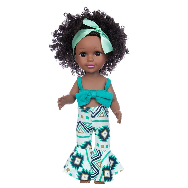 Afro Doll Black Vinyl Beautiful Playmates